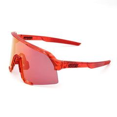 100% S3 LE sončna očala, Gloss Translucent Red, Hiper Red Mirror - Peter Sagan