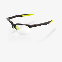 100% Sportcoupe Γυαλιά Ηλίου Soft Tact Cool Grey, Photochromic Lens, OS