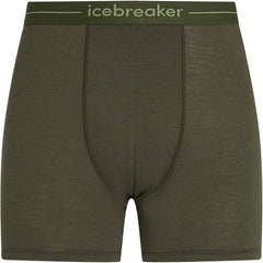 Icebreaker Anatomica Men's Boxer Shorts, Dark Green