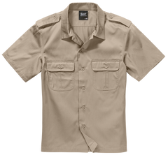 Brandit US short-sleeve shirt, beige