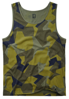 Brandit majica brez rokavov Swedish camo, M90