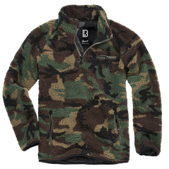 Brandit Teddyfleece Troyer flisasta jakna, Woodland