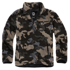 Brandit Teddyfleece Troyer flisasta jakna, darkcamo