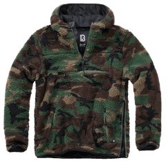 Brandit Teddyfleece Worker flisasti pulover, Woodland
