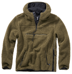 Brandit Worker pulover Teddyfleece, olivno zelena