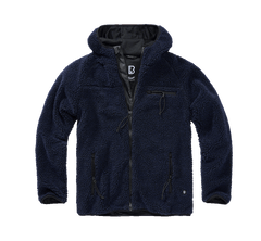 Brandit Worker softshell jakna s kapuco Teddyfleece, mornarsko modra
