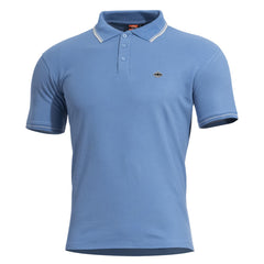 Pentagon Aniketos Stripes μπλούζα πόλο, Dawn Blue
