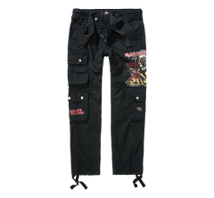 Brandit Iron Maiden Pure Slim črne hlače