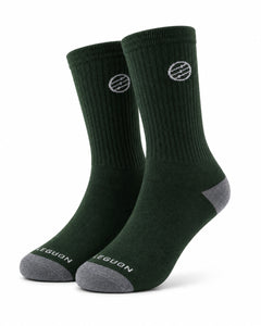 Leguon Aegon Merino Lite socks, olive