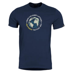 Pentagon Globe men's short-sleeve t-shirt, midnight blue