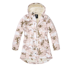 Brandit Marsh Lake ženska zimska parka jakna s kapuco, Candy camo