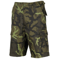 MFH American BDU Shorts Rip-Stop with Pockets, M95 CZ Camo