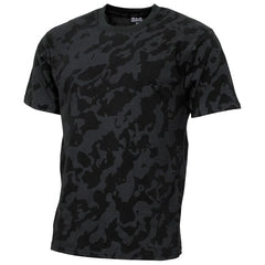 MFH American T-Shirt Streetstyle, Night Camo