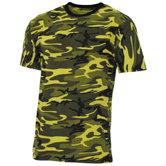 MFH Streetstyle majica s kratkim rokavom, yellow-camo