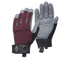 Black Diamond Crag women's mountaineering gloves, bordeaux