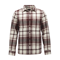 Black Diamond Project Heavy Flannel ανδρικό φανελένιο πουκάμισο, burgundy-off white plaid