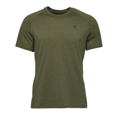 Black Diamond Lightwire Tech men's short-sleeve t-shirt, crag green