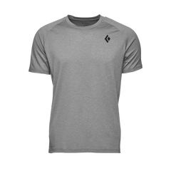 Black Diamond Lightwire Tech men's short-sleeve t-shirt, steel grey