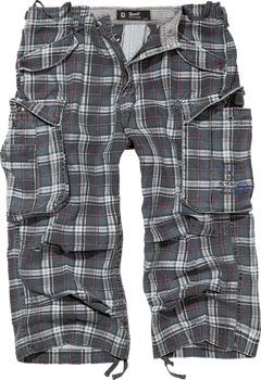 Brandit Industry Vintage kratke hlače 3/4, temno siva/purple