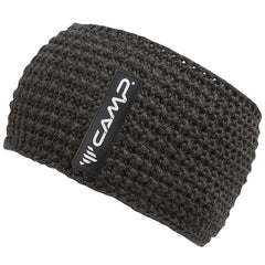 CAMP Merino Wool Knit Headband, Black