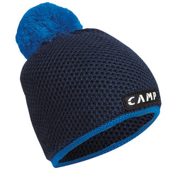 CAMP Bob Beanie pletena kučma iz volne Merino, temno modra / svetlo modra
