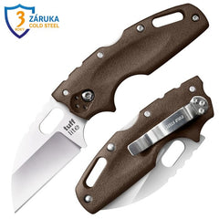 Cold Steel Tuff Lite preklopni nož Plain, rjava ročaj (AUS8A)