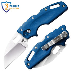Cold Steel Tuff Lite preklopni nož Plain, modra ročaj (AUS8A)
