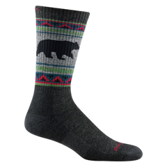 Darn Tough VanGrizzle Boot Midweight Cushion Hiking Socks, Charcoal