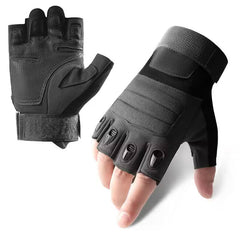 DRAGOWA TACTICAL Pine Short Tactical Gloves, Black