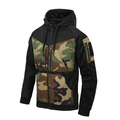 Helikon-Tex ROGUE HOODIE softshell jakna, črna/US WOODLAND