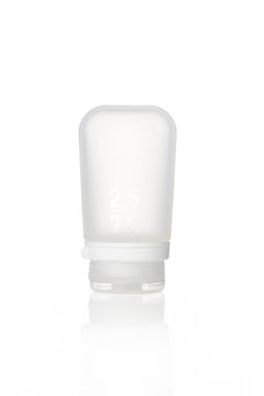 Humangear GoToob+ silikonska potovalna steklenica/posoda, 74 ml, prozorna