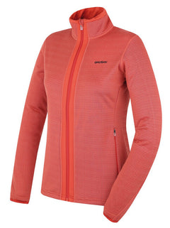 HUSKY Artic Zip ženski pulover z zadrgo, rdeča