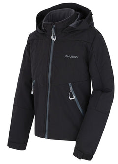 HUSKY Salex K otroška softshell jakna, črna