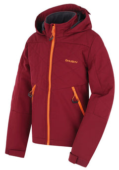 HUSKY Salex K otroška softshell jakna, bordo