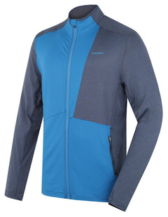 HUSKY Tarp moški pulover na zadrgo, dk. blue/blue, M