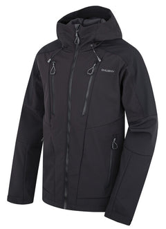 HUSKY Sevan moška softshell jakna, black