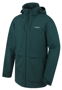 HUSKY Nevr M moški hardshell plašč, temno zelena