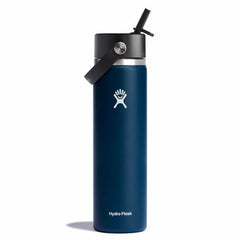 Hydro Flask Wide Mouth termo steklenica Flex Straw Cap 24 OZ 710 ml širok nastavek, indigirka