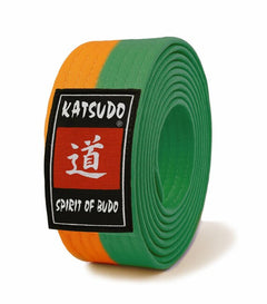 Katsudo Master pas obi, oranžno zelen