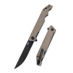 KUBEY Pylades preklopni nož Tan&Black