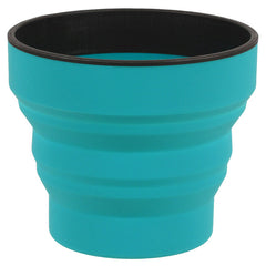 Lifeventure Ellipse Flexi Mug silikon zložljiv lonček 350 ml, turkizen