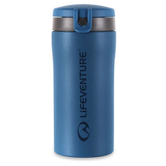 Lifeventure Flip-Top Thermal Mug 300 ml, Matte Cobalt