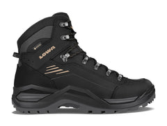 LOWA Renegade EVO GTX MID moški pohodniški čevlji, black/dune