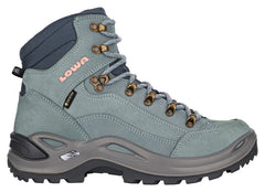 LOWA Renegade GTX Mid Ls women's trekking shoes, iceblue/salmon