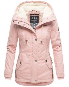 Marikoo BIKOO women's winter hooded jacket, pink