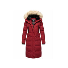 Marikoo Schneesternchen ženska zimska jakna s kapuco, Blood red