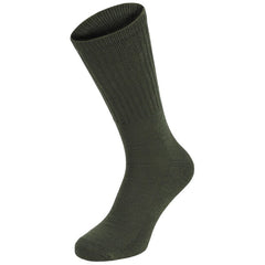 MFH Military Socks, Olive Green, Mid-Calf, 3 Pack