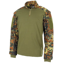 MFH Combat taktična spodnja majica z dolgimi rokavi, Flecktarn