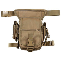 MFH Leg Bag with Leg and Belt Attachment, Coyote Tan