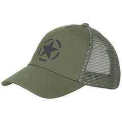 MFH Trucker kapa, nastavljiva velikost, OD green
